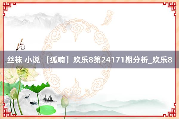 丝袜 小说 【狐喃】欢乐8第24171期分析_欢乐8