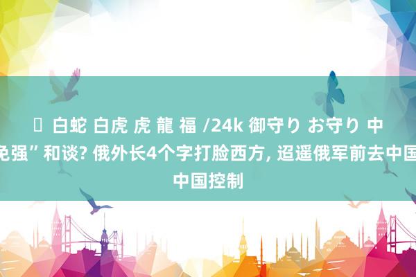 ✨白蛇 白虎 虎 龍 福 /24k 御守り お守り 中国“免强”和谈? 俄外长4个字打脸西方， 迢遥俄军前去中国控制