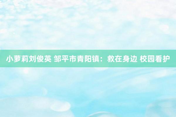 小萝莉刘俊英 邹平市青阳镇：救在身边 校园看护