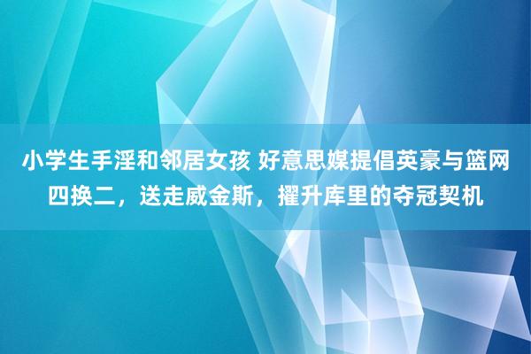 小学生手淫和邻居女孩 好意思媒提倡英豪与篮网四换二，送走威金斯，擢升库里的夺冠契机